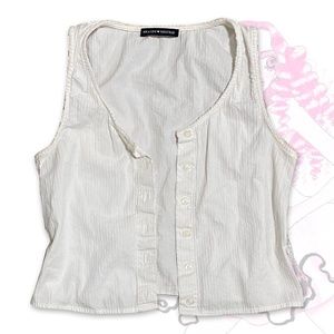 Brandy Melville Cropped Milkmaid Vest